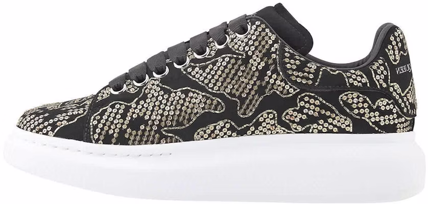 알렉산더 맥퀸 블랙 레더 로우탑 스니커즈 683673WHCE1081 Buy 알렉산더 맥퀸 블랙 레더 로우탑 스니커즈 683673WHCE1081