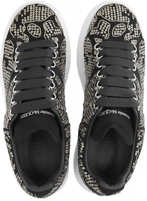 알렉산더 맥퀸 블랙 레더 로우탑 스니커즈 683673WHCE1081 Lookbook 알렉산더 맥퀸 블랙 레더 로우탑 스니커즈 683673WHCE1081