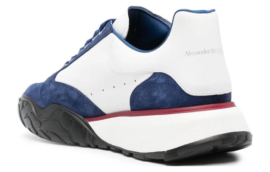 Lookbook Alexander McQueen Sepatu Rendah 'Biru Putih' 705117WID618827