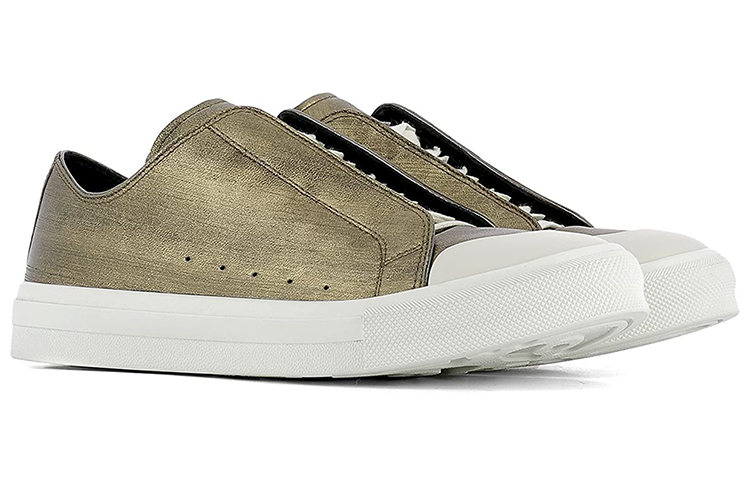 Lookbook アレキサンダー・マックイーン ローカット ゴールド 462764WHJ8M9113