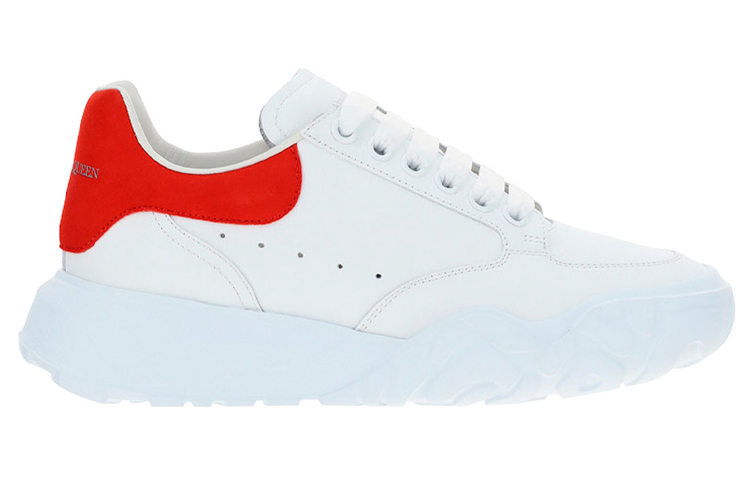 Order 亚历山大·麦昆白红低帮运动鞋 634619WIA9A9676