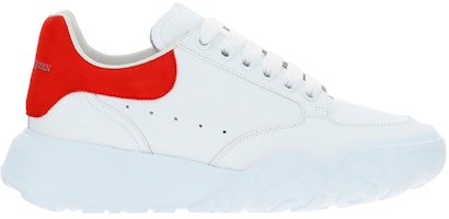 亞歷山大·麥昆 低幫板鞋 白紅色 Order 亞歷山大·麥昆 低幫板鞋 白紅色