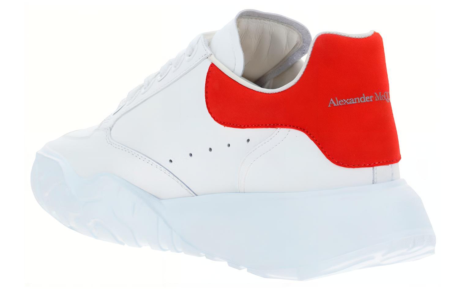 Shop 亚历山大·麦昆白红低帮运动鞋 634619WIA9A9676