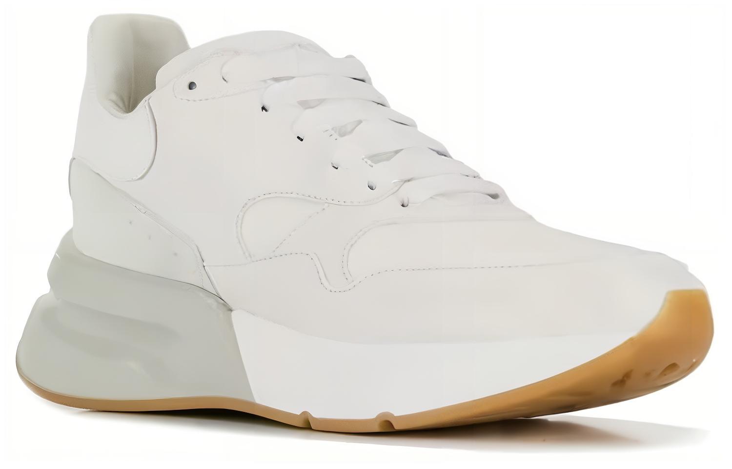 Shop Alexander McQueen Low Top Lace-Up 'Putih' 553786WHT979026