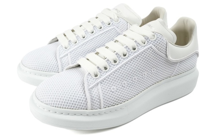 Order Alexander McQueen Scarpe Basse Stringate ''Tessuto Bianco'' 668700WIAFD9000