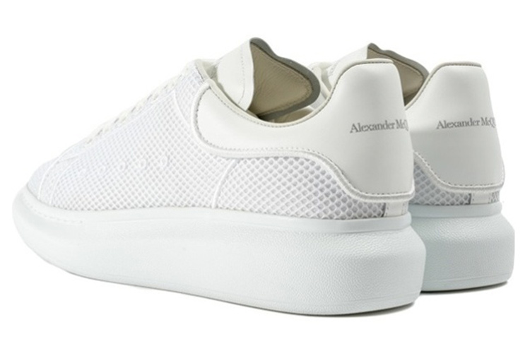 Lookbook Alexander McQueen Scarpe Basse Stringate ''Tessuto Bianco'' 668700WIAFD9000