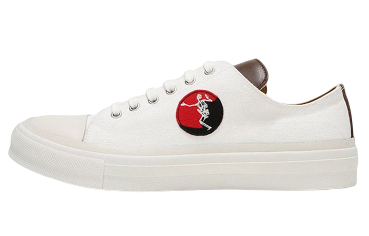 Buy 알렉산더 맥퀸 화이트 로우탑 스니커즈 (Alexander McQueen White Low-top Sneakers) 505132W4H529163