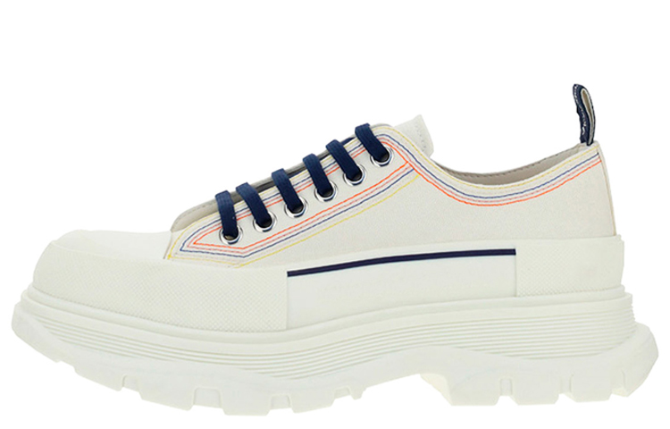 Buy アレキサンダー・マックイーン 白ローカット マーティンブーツ 662683W4MV49791