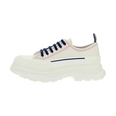 Alexander McQueen Low Top Martin Boot 'Fashion Versatile White'