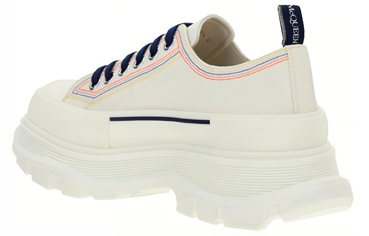 Shop アレキサンダー・マックイーン 白ローカット マーティンブーツ 662683W4MV49791