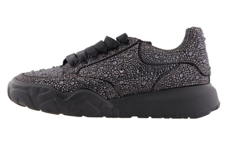 Alexander McQueen Low Top Sneaker 'Black' 705119WHCET1000