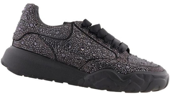 Alexander McQueen Low Top Sneaker 'Hitam' 705119WHCET1000 Order Alexander McQueen Low Top Sneaker 'Hitam' 705119WHCET1000