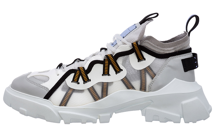 Alexander McQueen Low Top Sneaker 'White Grey Black' 667897R27741006