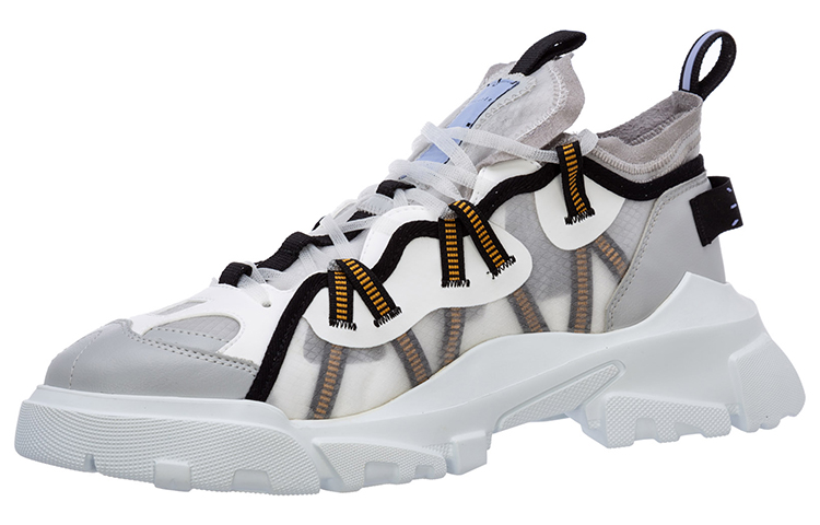 Lookbook アレキサンダー・マックイーン ローカットスニーカー 白/グレー/黒 667897R27741006