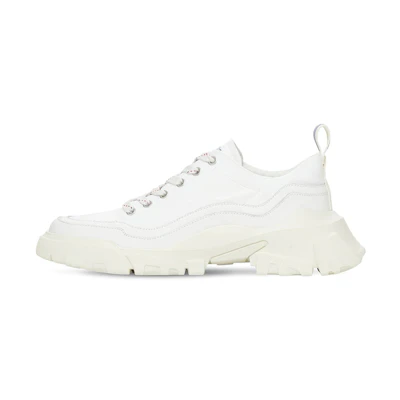 Alexander McQueen McQ Leather Lace-Up Sneakers 'White'