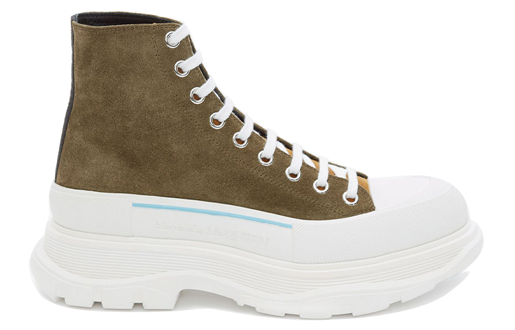Order Alexander McQueen Mid-Top Sneaker Boot ''Braunes Veloursleder'' 627206WHBGN3043