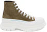 Order Alexander McQueen Mid-Top Sneaker Boot ''Braunes Veloursleder'' 627206WHBGN3043