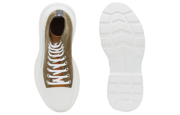 Purchase Alexander McQueen Mid-Top Sneaker Boot ''Braunes Veloursleder'' 627206WHBGN3043