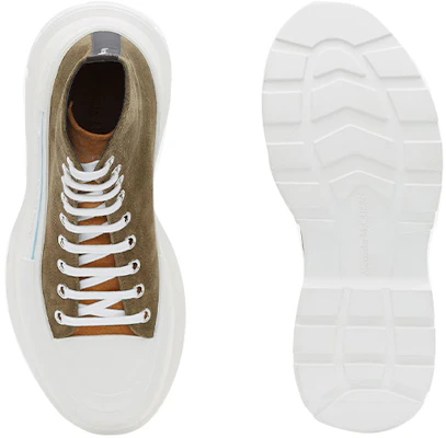 Alexander McQueen Mid-Top Sneaker Boot ''Braunes Veloursleder'' 627206WHBGN3043 Purchase Alexander McQueen Mid-Top Sneaker Boot ''Braunes Veloursleder'' 627206WHBGN3043