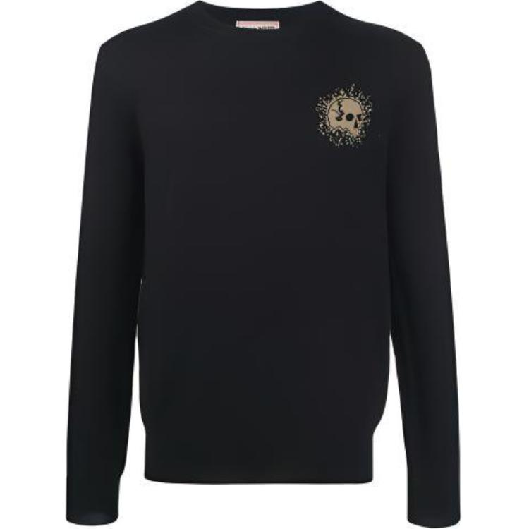 Alexander McQueen Mini Exploded Skull Sweater Black 626442-Q1WZG-1062