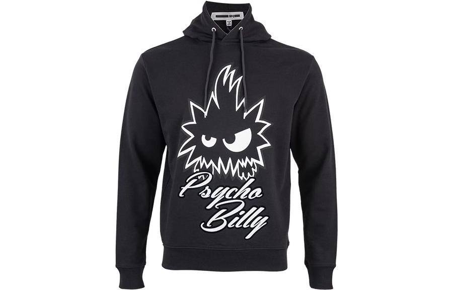 Alexander McQueen Monster Print Hoodie Black MCQ430578RMR24