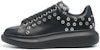 Alexander McQueen Oversized Hitam dengan Silver Eyelets 730079WHQYW1081