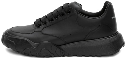Alexander McQueen Oversized Court Trainer 'Triple Black' 634619WIA981000 Alexander McQueen Oversized Court Trainer 'Triple Black' 634619WIA981000