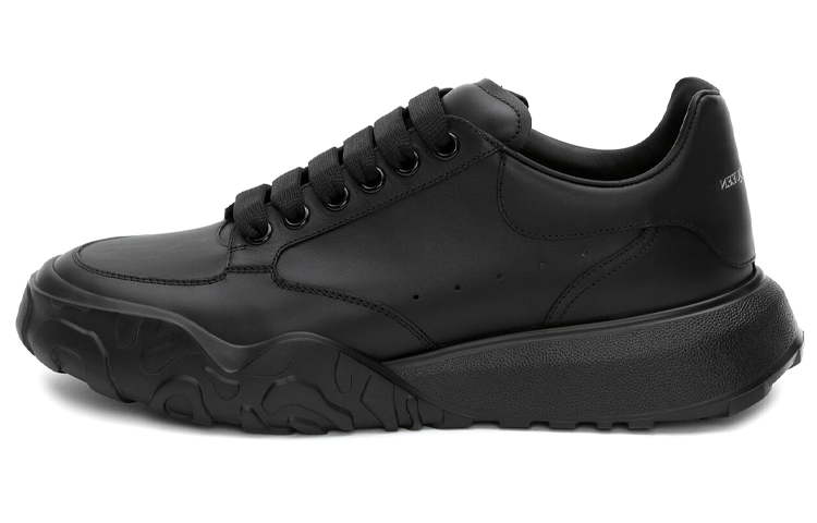 Alexander McQueen Oversized Court Trainer 'Triple Black' 634619WIA981000