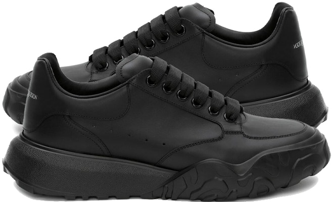 Alexander McQueen Oversized Court Trainer 'Triple Black' 634619WIA981000 Order Alexander McQueen Oversized Court Trainer 'Triple Black' 634619WIA981000