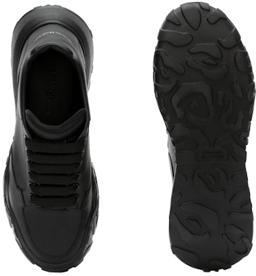 Alexander McQueen Oversized Court Trainer 'Triple Black' 634619WIA981000 Purchase Alexander McQueen Oversized Court Trainer 'Triple Black' 634619WIA981000