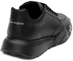 Purchase Alexander McQueen亞歷山大麥昆 皮革 系帶低筒 休閒運動鞋 男款 黑色