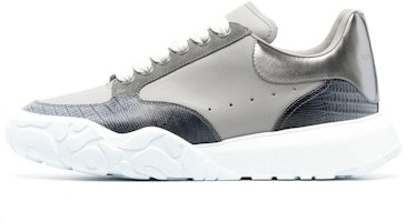 Alexander McQueen Oversized Court Trainer 'True Grey Blue' 711132wiaab1820 Alexander McQueen Oversized Court Trainer 'True Grey Blue' 711132wiaab1820