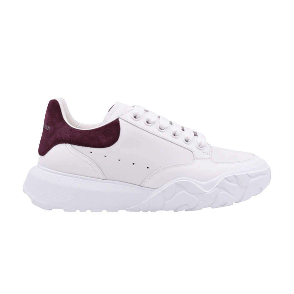 Alexander McQueen Oversized Court Trainer 'White Burgundy' 634619-WHZ95-9693