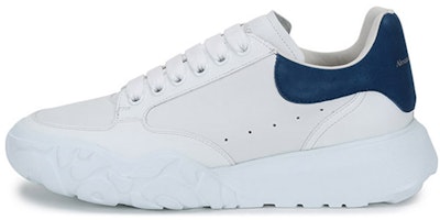 Alexander McQueen Oversized Court Trainer 'White Blue' 634619-WHZ96-9086 Alexander McQueen Oversized Court Trainer 'White Blue' 634619-WHZ96-9086