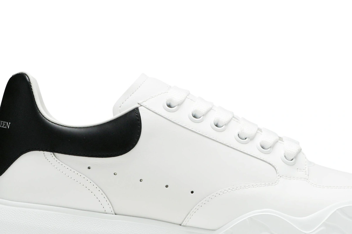 (Women) Alexander McQueen Oversized Court Trainer 'White Black'