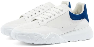 アレキサンダー・マックイーン オーバーサイズド コートトレーナー 白/青 634619-WIA9A-9086 Lookbook アレキサンダー・マックイーン オーバーサイズド コートトレーナー 白/青 634619-WIA9A-9086