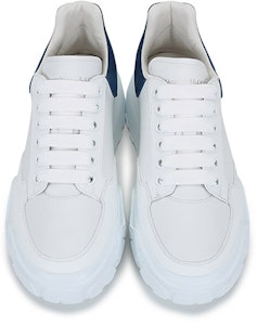 알렉산더 맥퀸 오버사이즈 코트 트레이너 '화이트 블루' (78 characters) 634619-WHZ96-9086 Shop 알렉산더 맥퀸 오버사이즈 코트 트레이너 '화이트 블루' (78 characters) 634619-WHZ96-9086