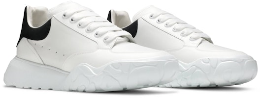 Alexander McQueen Sepatu Oversized Court 'Putih Hitam' 634619-WHZ96-9061 Cheap Alexander McQueen Sepatu Oversized Court 'Putih Hitam' 634619-WHZ96-9061