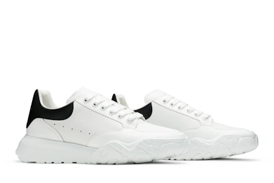 (Women) Alexander McQueen Oversized Court Trainer 'White Black'