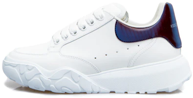 Alexander McQueen Oversized Court Trainer 'White Chrome Green Lenticular' 667803WIA9J9409 Alexander McQueen Oversized Court Trainer 'White Chrome Green Lenticular' 667803WIA9J9409