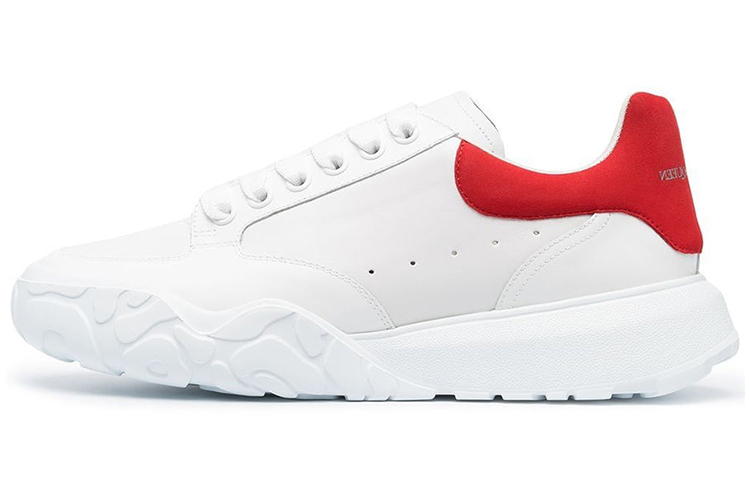 Alexander McQueen Oversized Court Trainer 'White Lust Red' 634619-WHZ96-9676