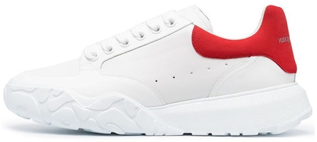 Alexander McQueen Oversized Court Trainer 'White Lust Red' 634619-WHZ96-9676 Alexander McQueen Oversized Court Trainer 'White Lust Red' 634619-WHZ96-9676