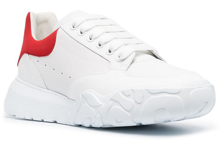 Order Alexander McQueen Oversized Court Trainer 'Putih Merah Mewah' 634619-WHZ96-9676
