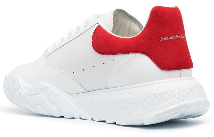 Lookbook Alexander McQueen Oversized Court Trainer 'Putih Merah Mewah' 634619-WHZ96-9676