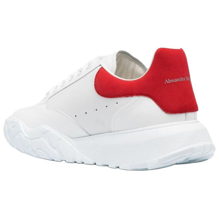 Shop Alexander McQueen Oversized Court Trainer ''Wit Lust Rood'' 634619-WHZ96-9676