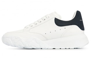 Alexander McQueen Oversized Court Trainer 'White Midnight Navy' 634619-WIA9A-9483 Alexander McQueen Oversized Court Trainer 'White Midnight Navy' 634619-WIA9A-9483