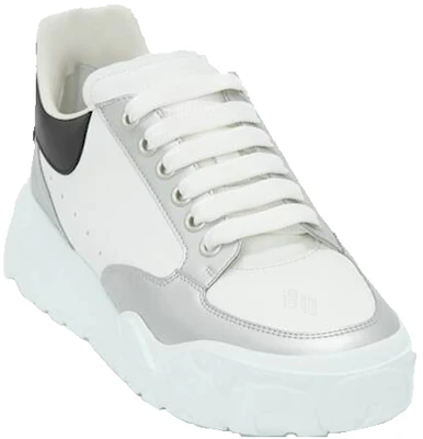 Alexander McQueen Oversized Court Trainer ''Wit Zilver'' 662663-WIA96-9455 Lookbook Alexander McQueen Oversized Court Trainer ''Wit Zilver'' 662663-WIA96-9455