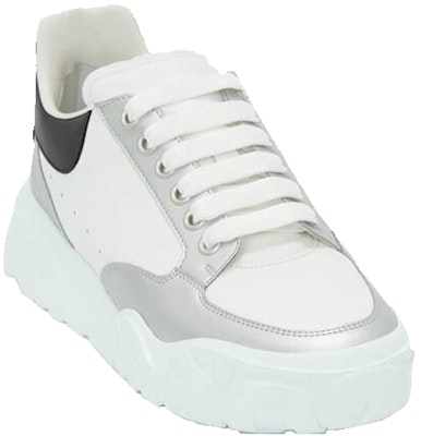Alexander McQueen Oversized Court Trainer 'Putih Perak' 662663-WIA96-9455 Lookbook Alexander McQueen Oversized Court Trainer 'Putih Perak' 662663-WIA96-9455
