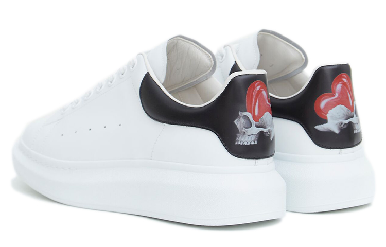 Purchase Alexander McQueen 寬版運動板鞋 黑白紅