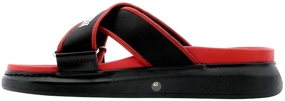 Alexander McQueen Oversized Hybrid Slide 'Red Black' 627182W4N211233 Buy Alexander McQueen Oversized Hybrid Slide 'Red Black' 627182W4N211233